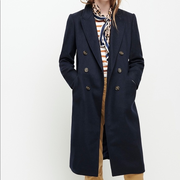 J. Crew Jackets & Blazers - J. Crew Double-Breasted Topcoat in Wool Cashmere